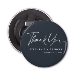 Einfache moderne Kalligrafie Vielen Dank für Ihre Flaschenöffner