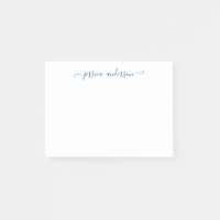 Einfache moderne Klassik Elegant Navy Blue Script