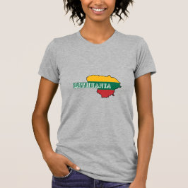 Einfache moderne Litauen lietuva Flag Souvenir T-Shirt