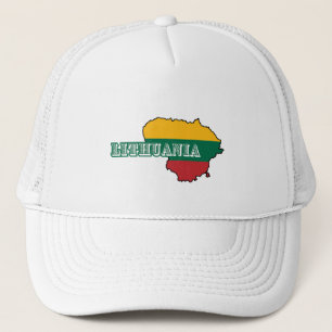 Einfache moderne Litauen lietuva Flag Souvenir Truckerkappe