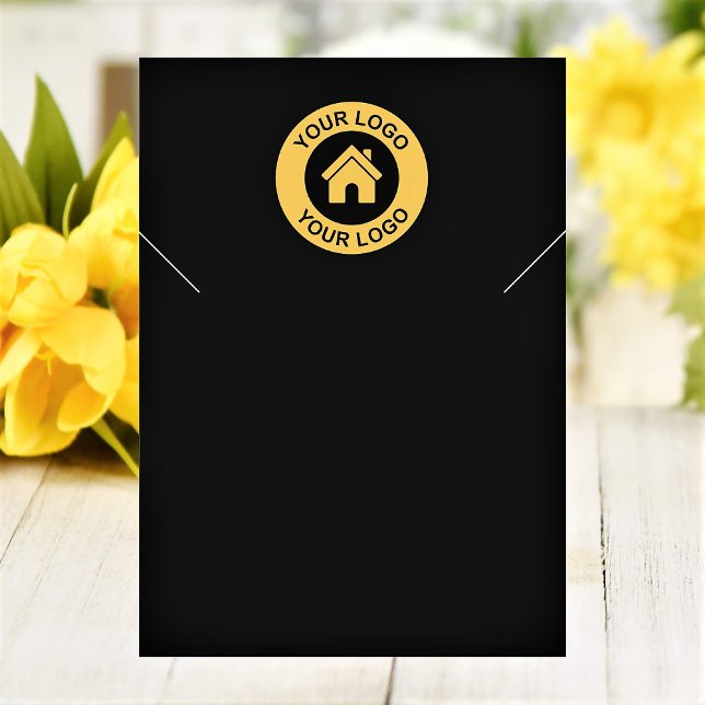 Einfache, moderne Logo-Nekklassekarte Visitenkarte (Von Creator hochgeladen)