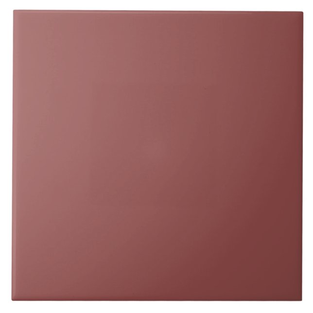 Einfache moderne Marsala Fliese (Vorderseite)