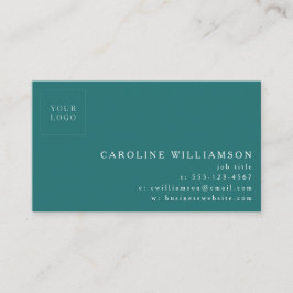 Einfache moderne Minimal-Beruflich-Logo Smarald Visitenkarte