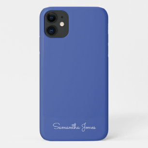 Einfache moderne Minimal Bright Blue Case-Mate iPhone Hülle
