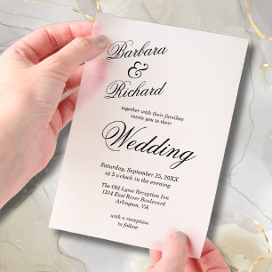 Einfache moderne Minimal Elegante Hochzeit