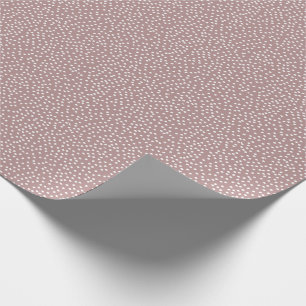 Einfache moderne Minimal-Polka-Punkte Geschenkpapier