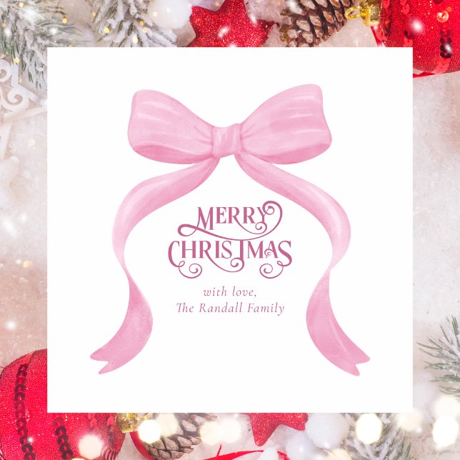 Einfache moderne Minimal Weihnachtsbäckerkarte Mitteilungskarte (Von Creator hochgeladen)