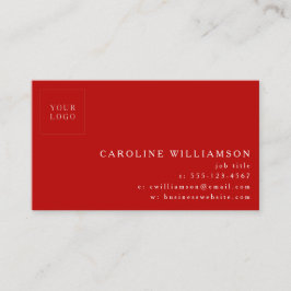 Einfache, moderne, minimale Berufliche Logos in Ro Visitenkarte