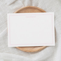 Einfache, moderne, Minimalistisch rosa Monogramm m