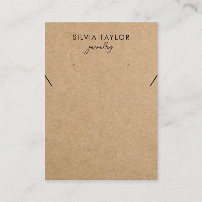 Einfache, moderne Minimalistische Anzeige QR-Code Visitenkarte (Vorderseite)