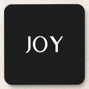 Einfache moderne Minimalistische Berufliche Schwar Getränkeuntersetzer