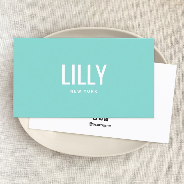 Einfache moderne, Minimalistische Berufliche Türki Visitenkarte (Von Creator hochgeladen)