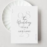 Einfache moderne Minimalistische Hochzeit Save The Date<br><div class="desc">Elegante Save the Date Hochzeitseinladungen,  die einfach und stilvoll mit modernen handgeschriebenen Schriften und minimalistischem Design sind.</div>