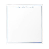 Einfache, moderne Minimalistische Navy Blue Line F