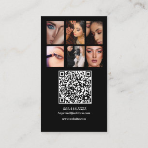 Einfache moderne Minimalistische Social Media Visitenkarte