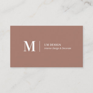 Einfache moderne minimalistische Visitenkarten in  Visitenkarte