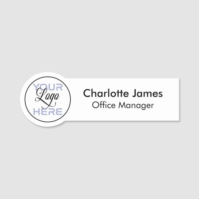 Einfache moderne Mitarbeiternamenstafel für das Ro Namensschild (Vorderseite)