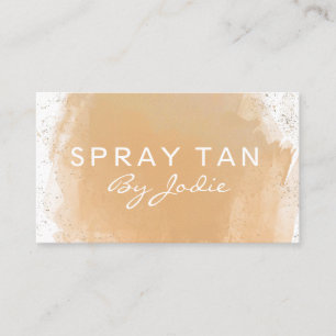 Einfache moderne mobile Spray Tan Visitenkarte