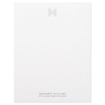 Einfache moderne Monogramm Personalisiert Beruflic