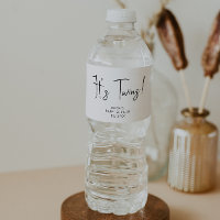 Einfache, moderne, neutrale Babydusche Es sind zwe