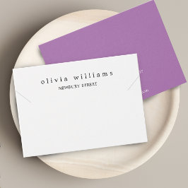 Einfache, moderne Notebook-Karte