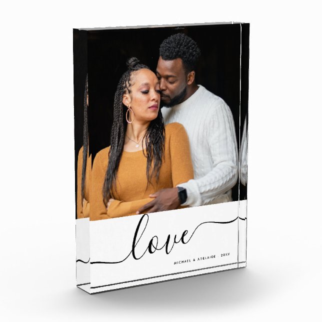 Einfache moderne Paare - Foto Valentinstag (Links)