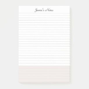 Einfache moderne Pastell-Colorblock Post-it Klebezettel