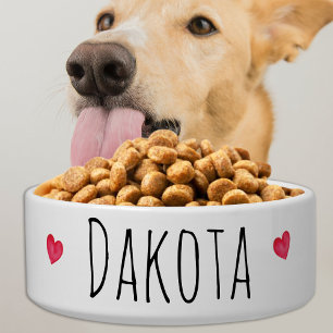 Einfache moderne Personalisierte Hundekatze Napf