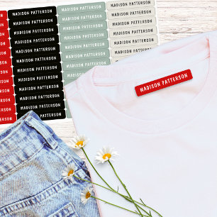 Einfache, moderne Personalisierte Namensverkleidun Etiketten
