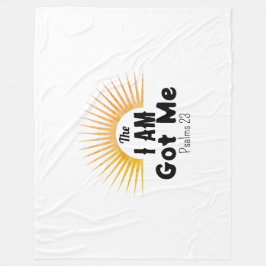 Einfache moderne Psalmen 23 Schrift Das Ich bin Go Fleecedecke