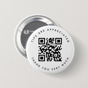 Einfache moderne QR Code Tipp Button