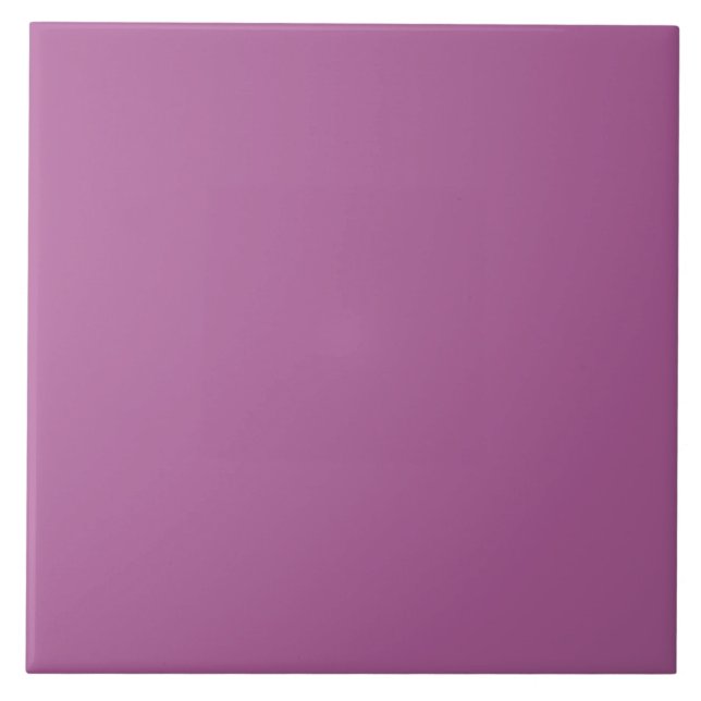 Einfache moderne Radiant Orchid Fliese (Vorderseite)