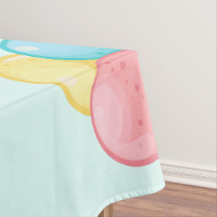 Einfache moderne Rainbow-Eis-Geburtstagsparty Tischdecke