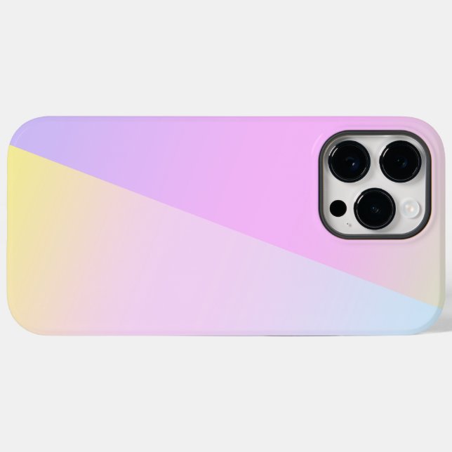 Einfache moderne Regenbogenfarben Wasserfarbe Case-Mate iPhone Hülle (Rückseite (Horizontal))