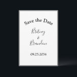 Einfache moderne Schrift Stilvoll minimalistisch Save The Date<br><div class="desc">So ein schlichtes und doch schick "Save the Date"</div>