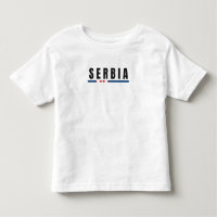 Einfache moderne serbische Art Letter Flag Souveni