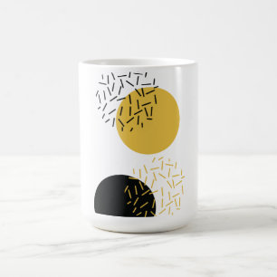 Einfache, moderne, trendige urbane geometrische gr kaffeetasse