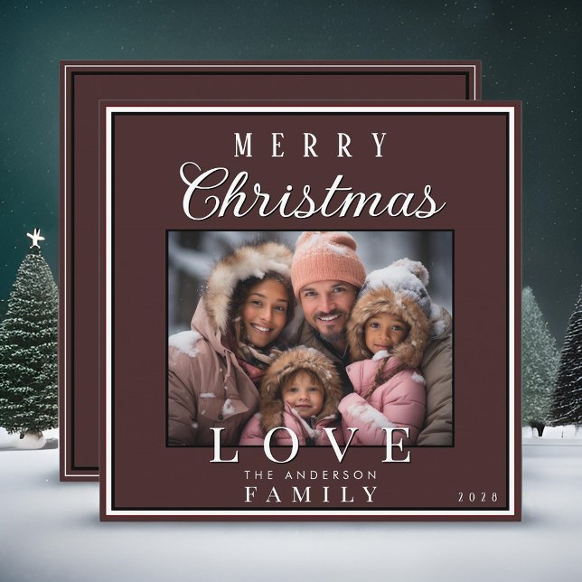 Einfache moderne Typografie Frohe Weihnachten Foto (Von Creator hochgeladen)