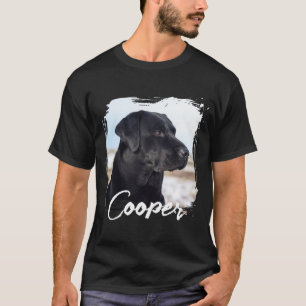 Einfache moderne Typografie Name und Foto des Haus T-Shirt