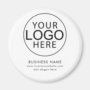 Einfache moderne Unternehmens-Logowebsite Magnet