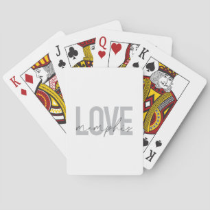 Einfache, moderne, urbane, coole Design Liebe Memp Spielkarten