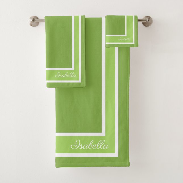 Einfache moderne Vegetation Badhandtuch Set (Insitu)