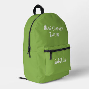 Einfache moderne Vegetation Bedruckter Rucksack