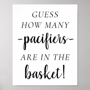 Einfache Moderne wie viele   Classic Guessing Game Poster