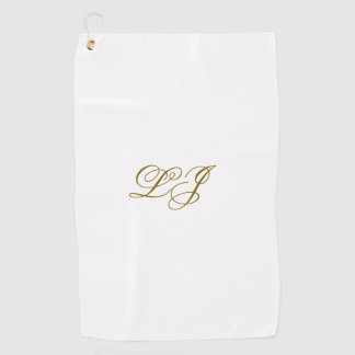 Einfache Mongram Golf Handtuch