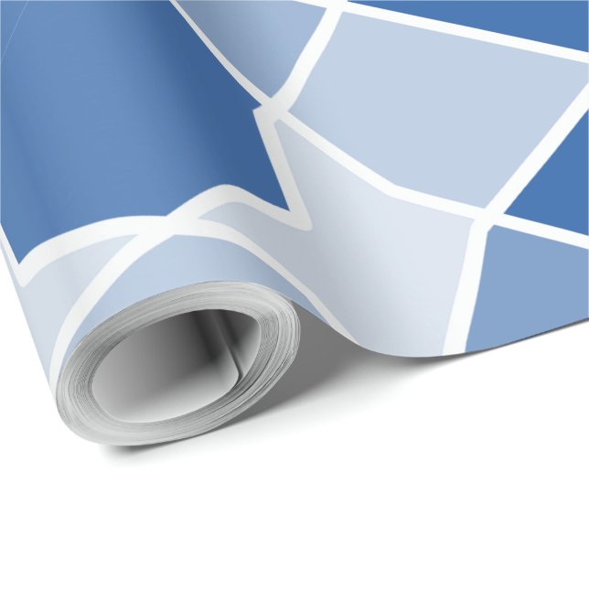 Einfache, monochrome geometrische Kontrast Random- Geschenkpapier (Rolleneckpunkt)