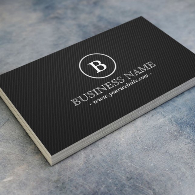 Einfache Monogram Wine Guide Business Card Visitenkarte (Von Creator hochgeladen)