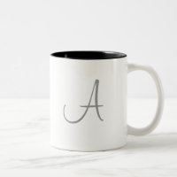Einfache Monogramm-Buchstaben Initial Custom Perso