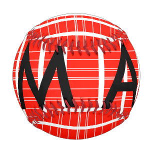 Einfache Monogramm fügen Sie den Namen Mann minima Baseball