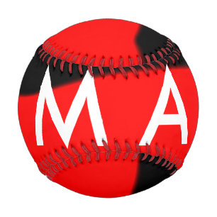Einfache Monogramm fügen Sie den Namen Mann minima Baseball